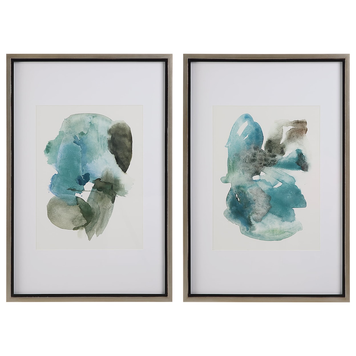 Uttermost Blueprints Blueprints Watercolor Prints Set Of 2