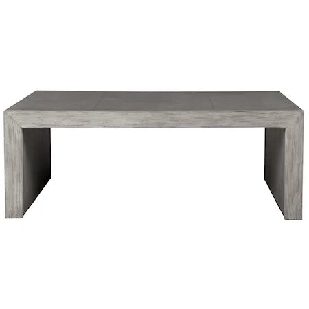 Uttermost Aerina Modern Gray Coffee Table
