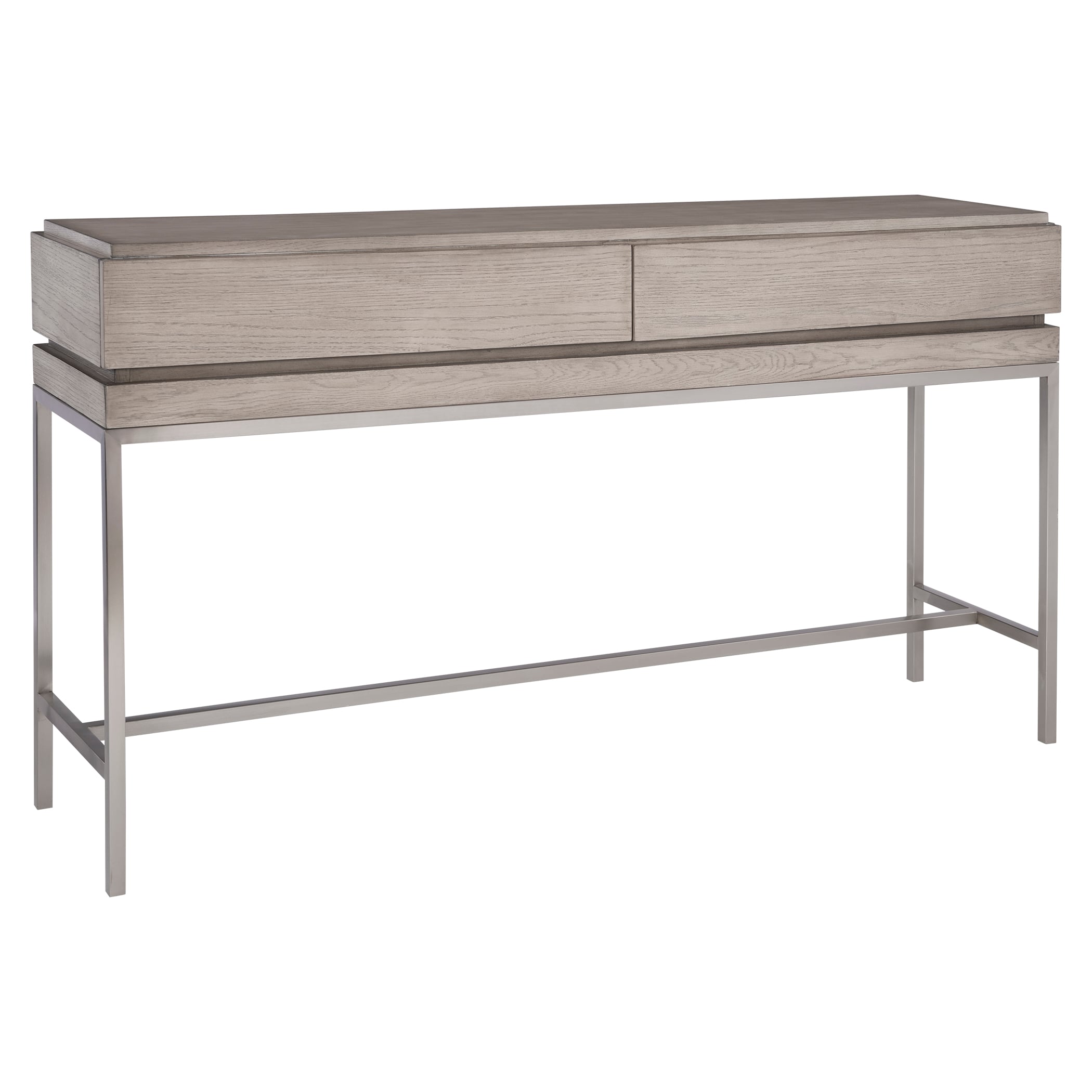 Kamala Gray Oak Console Table