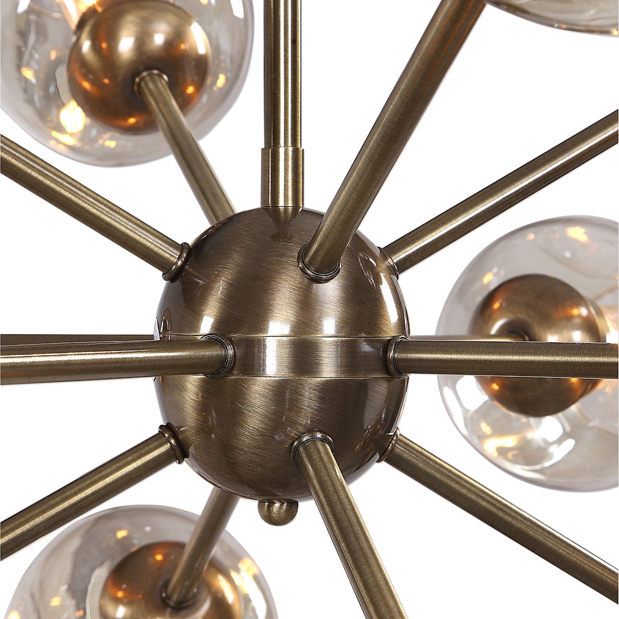 Uttermost Lighting Fixtures - Chandeliers Chet 12 Light Sputnik Chandelier