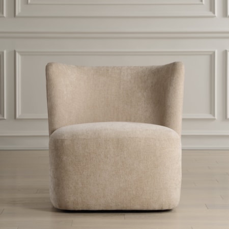 Outlook Light Sand Swivel Chair