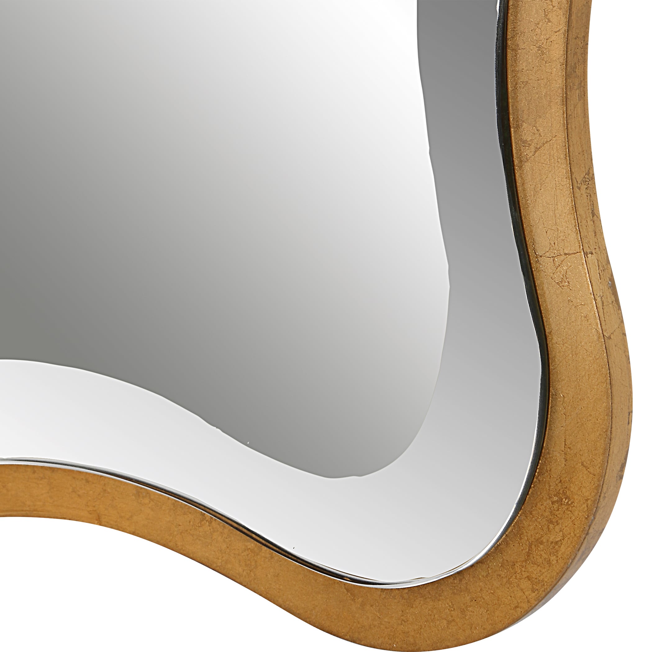 Aneta Gold Scalloped Mirror