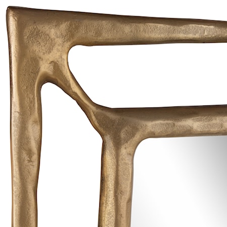 Felix Brass Rectangle Mirror