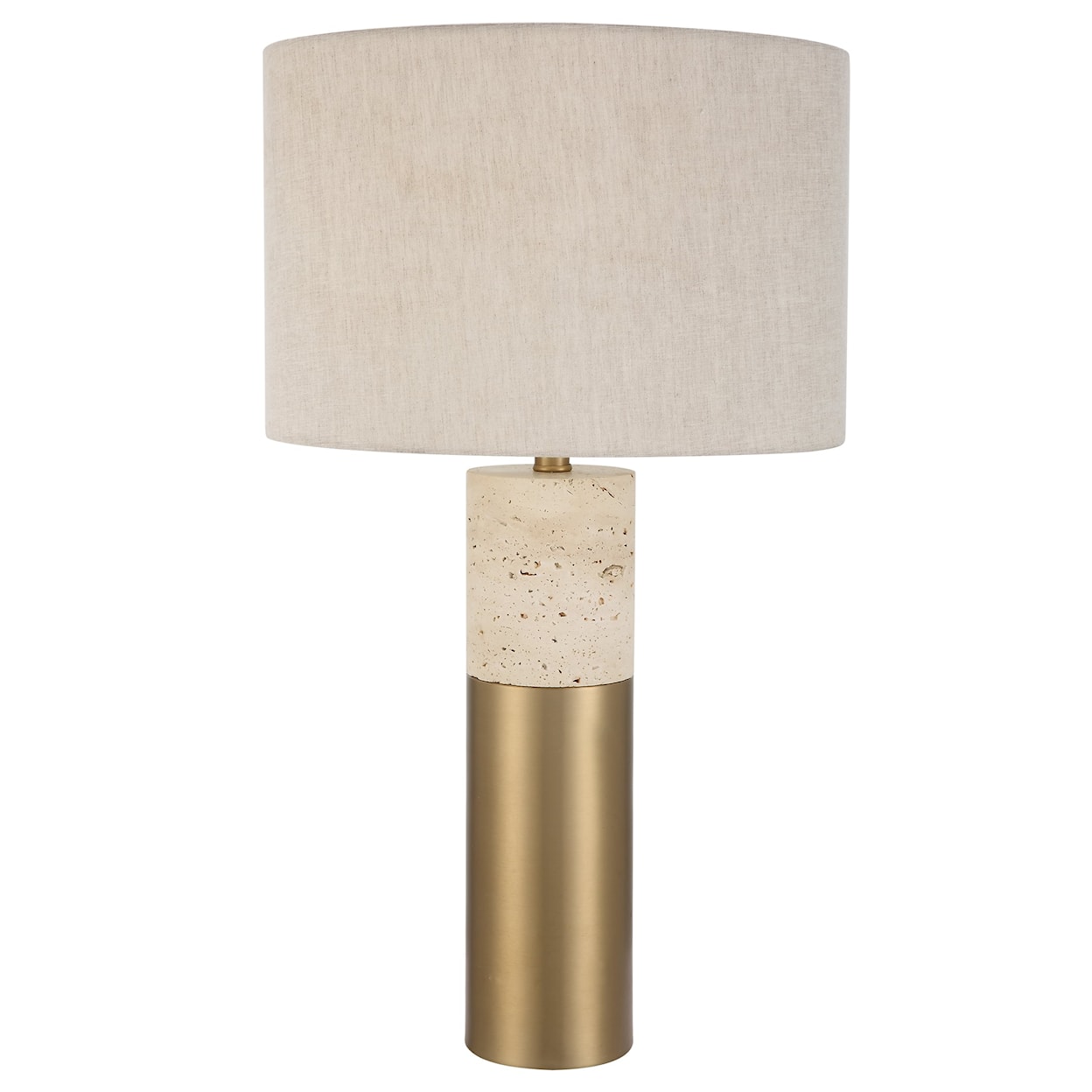 Uttermost Gravitas Gravitas Elegant Brass & Stone Lamp