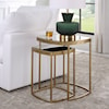 Uttermost Vista Vista Gold Nesting Tables Set Of 2