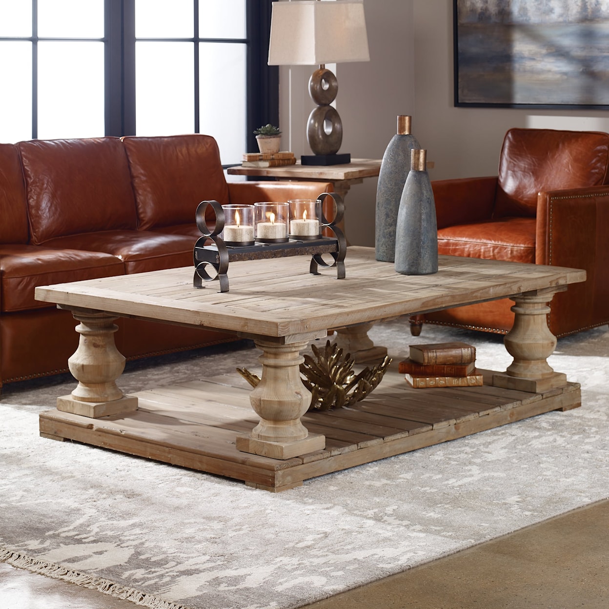 Uttermost Accent Furniture - Occasional Tables Stratford Cocktail Table