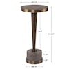 Uttermost Accent Furniture - Occasional Tables Masika Bronze Accent Table