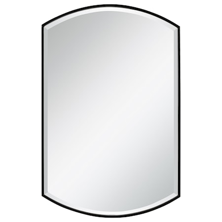 Shield Shaped Iron Mirror