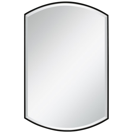 Shield Shaped Iron Mirror