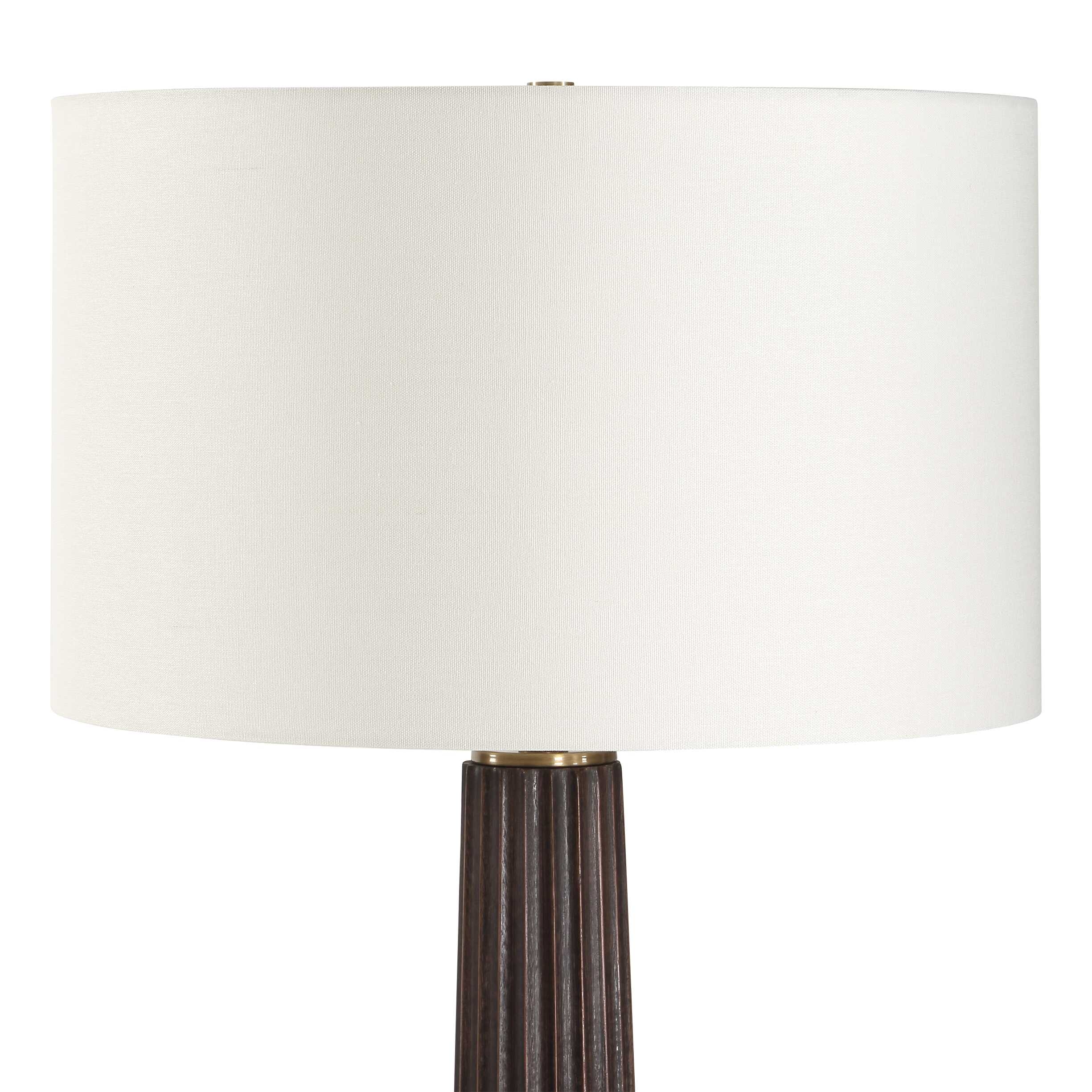 Forage Dark Oak Floor Lamp