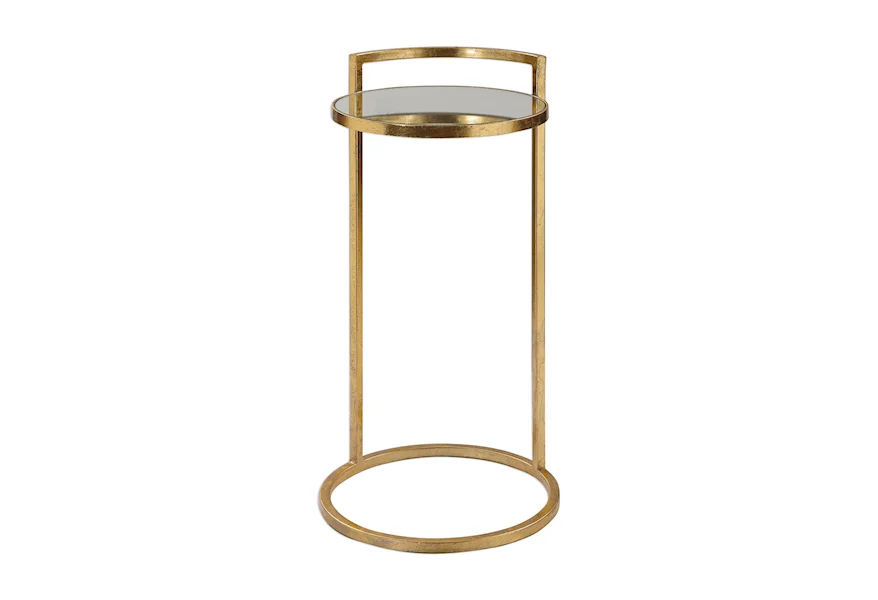 Accent Furniture - Occasional Tables Cailin Gold Accent Table by Uttermost at Swann's Furniture & Design