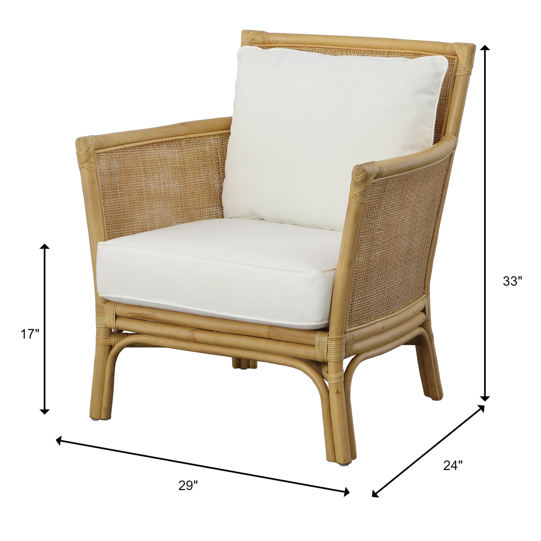 Uttermost Pacific Pacific Rattan Armchair