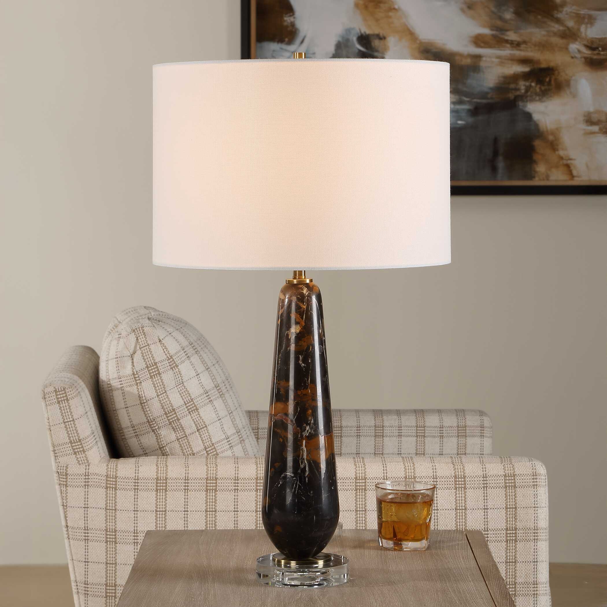 Uttermost Dames Dames Dark Marble Table Lamp