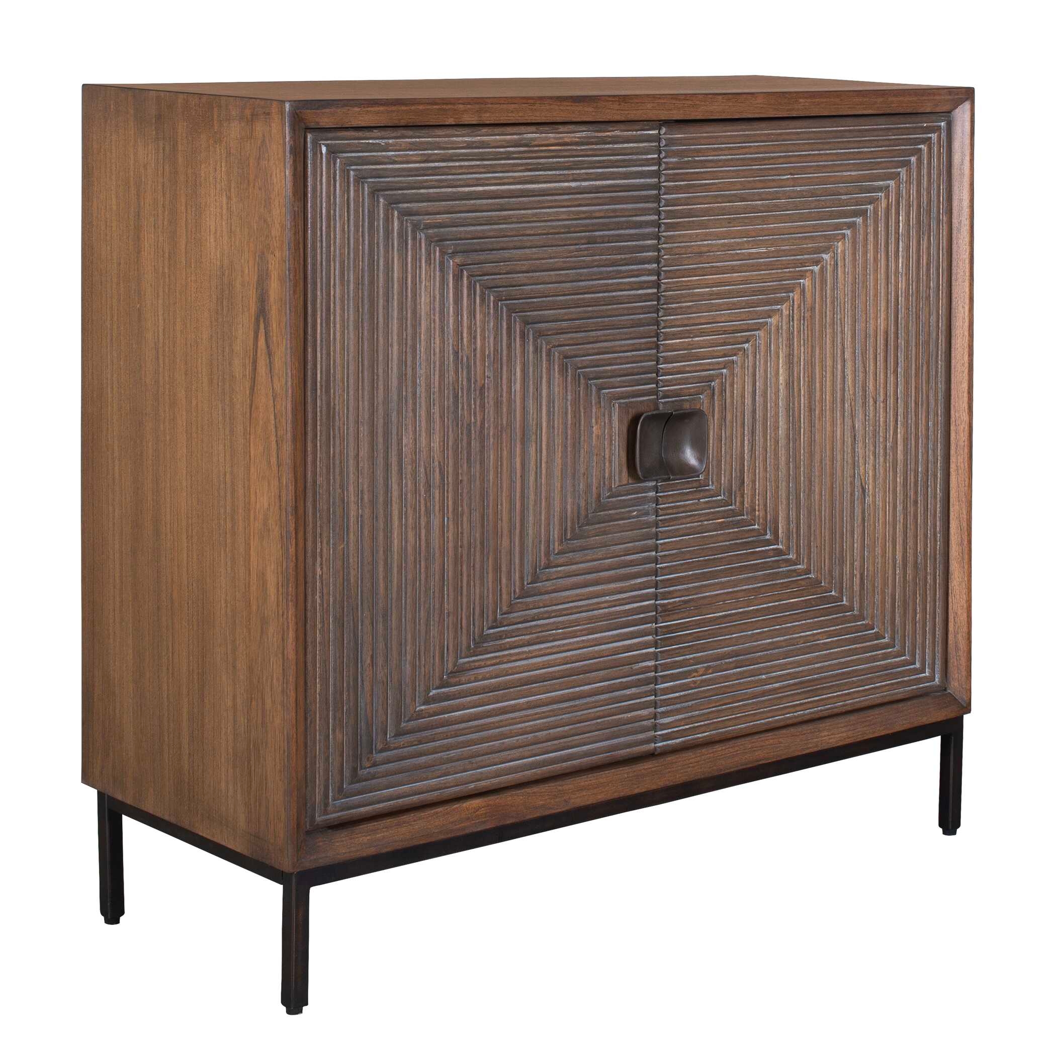 Uttermost Bottom Line Bottom Line 2 Door Wood Cabinet