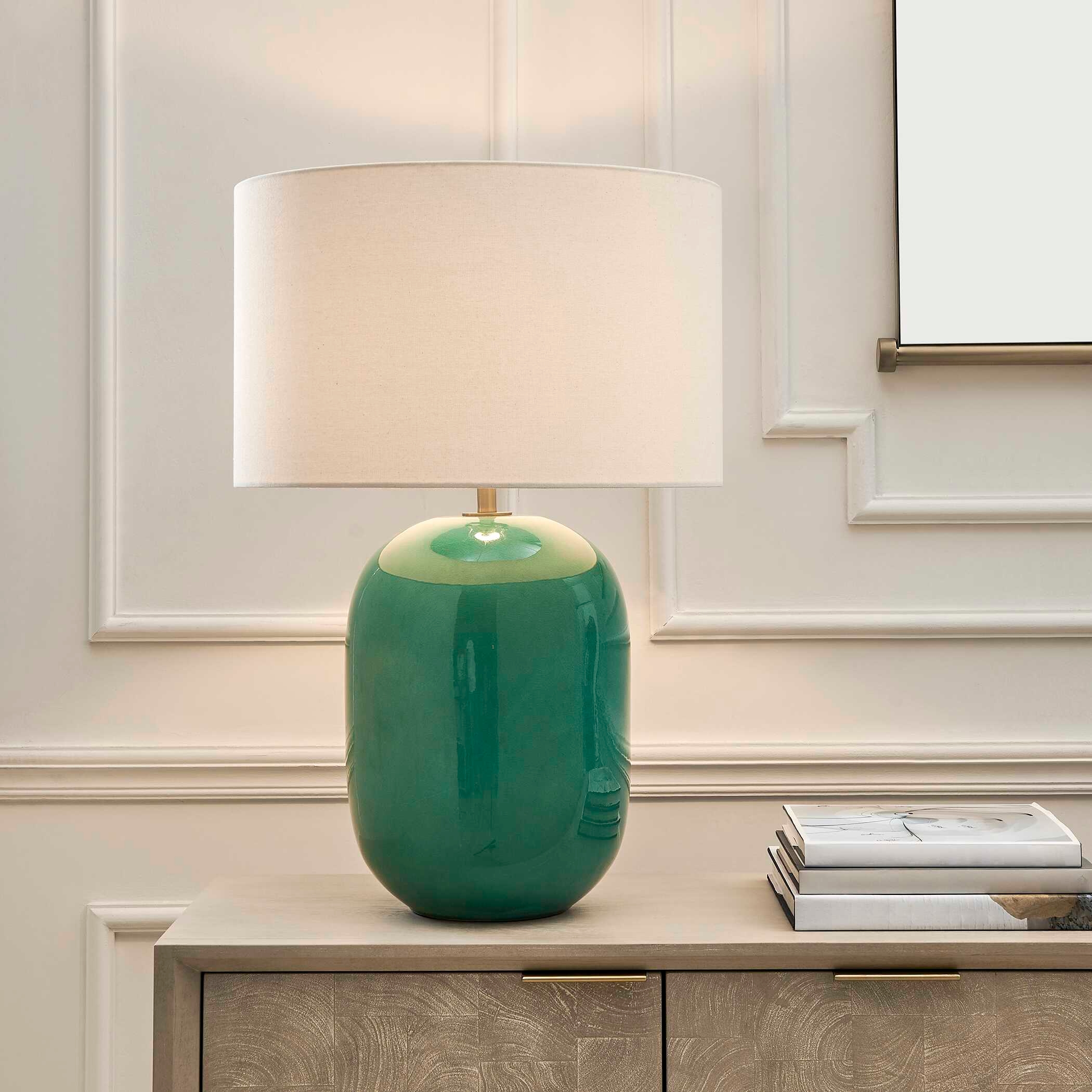 Uttermost Hollis Hollis Teal Table Lamp