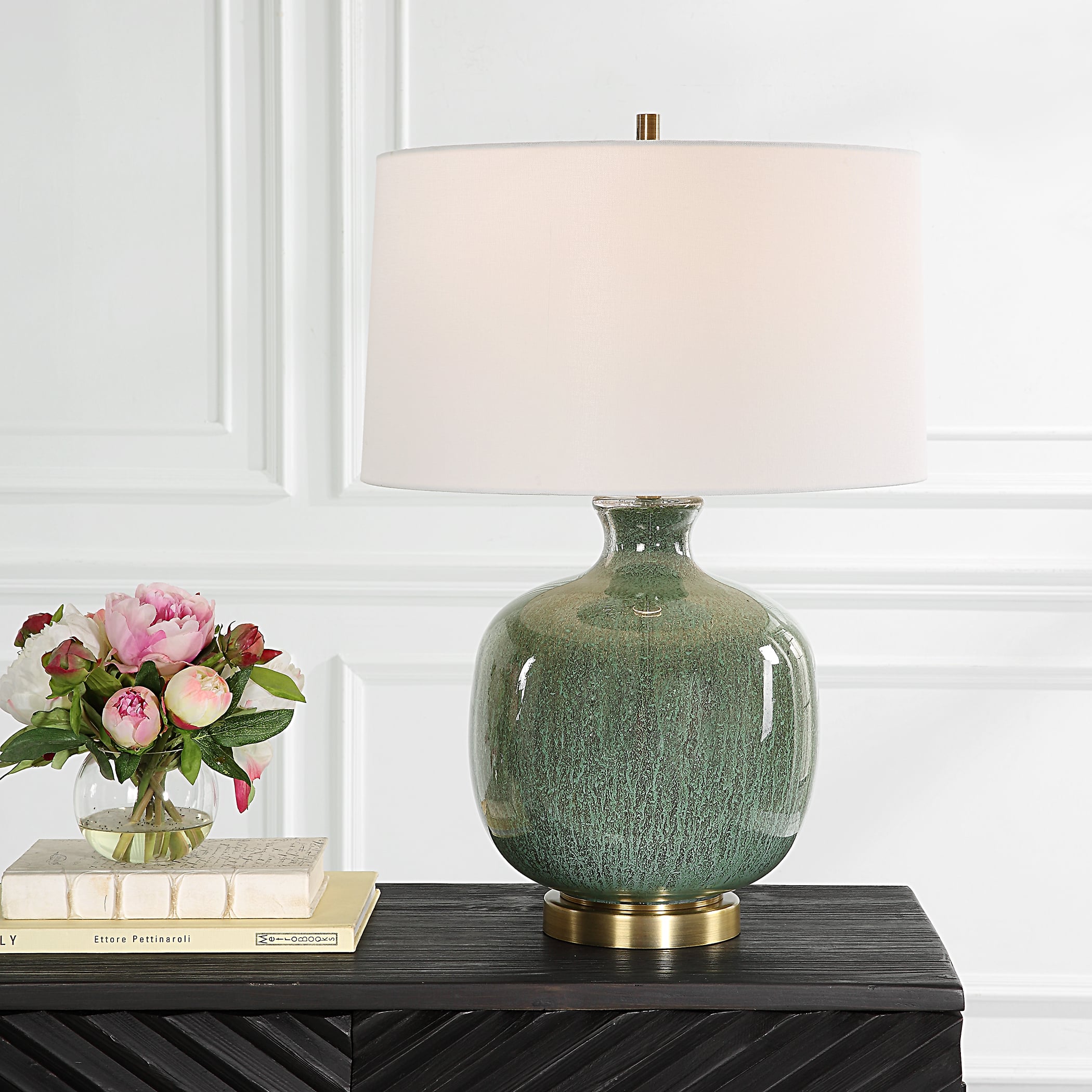 Uttermost Nataly Nataly Aged Green Table Lamp