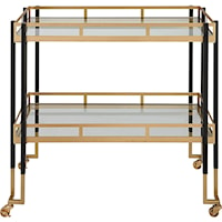 Contemporary Kentmore Modern Bar Cart