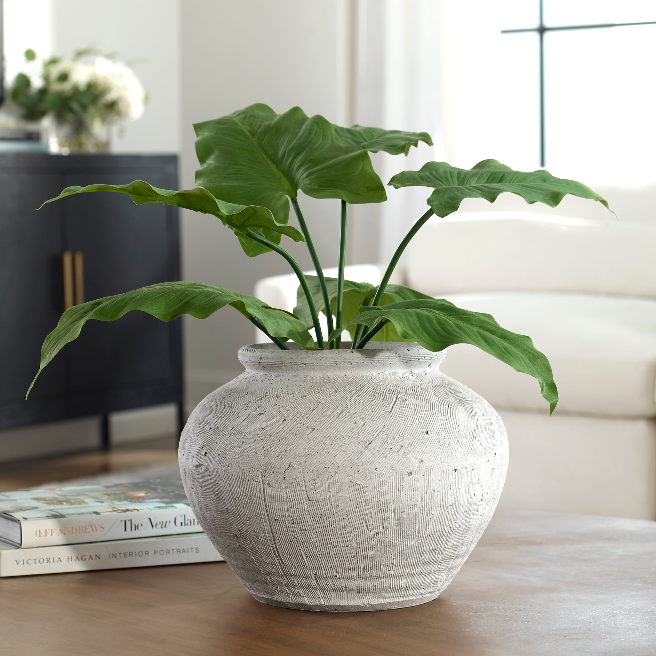 Uttermost Floreana Floreana Round White Vase