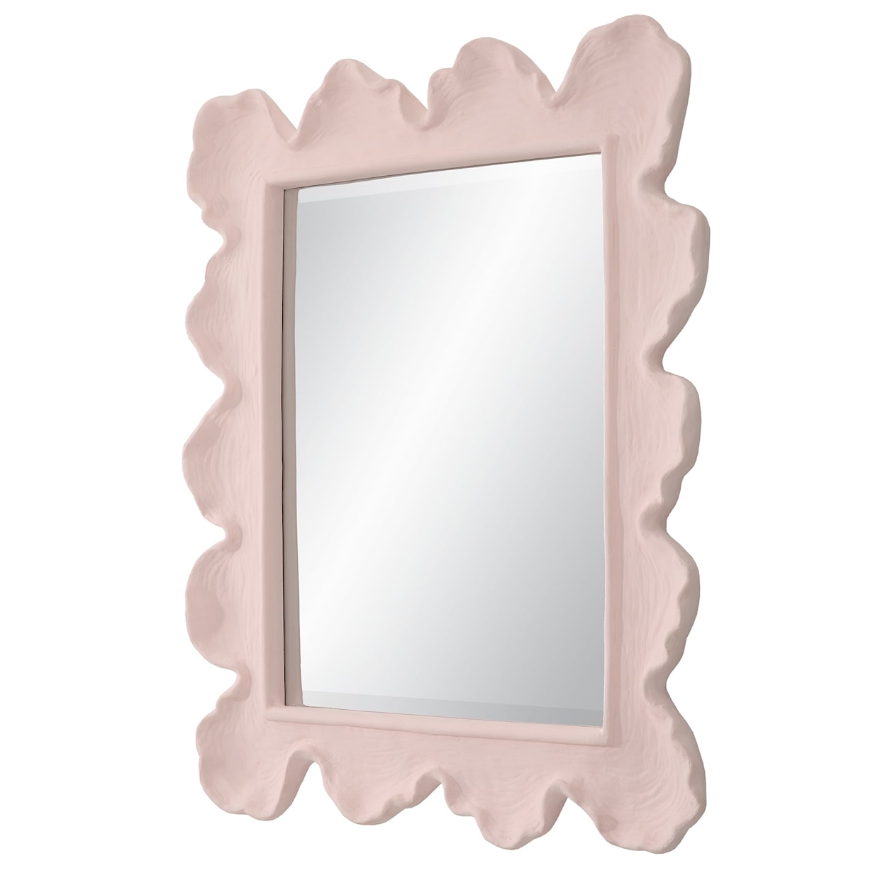 Uttermost Sea Sea Coral Pink Mirror