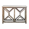 Uttermost Accent Furniture - Occasional Tables Catali Ivory Stone Console Table