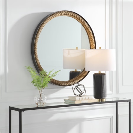 Bolton Round Rope Mirror