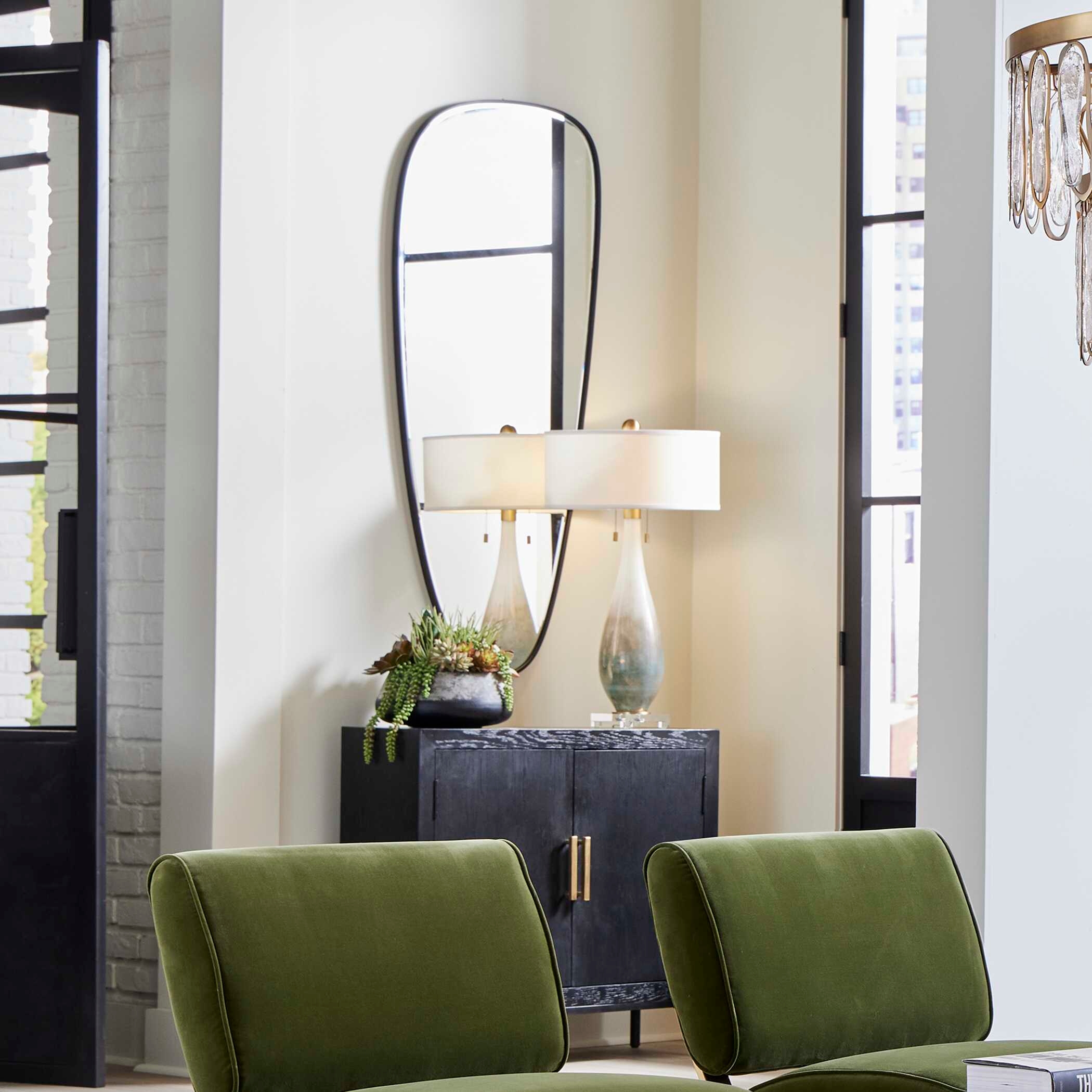 Uttermost Olona Olona Asymmetrical Modern Mirror