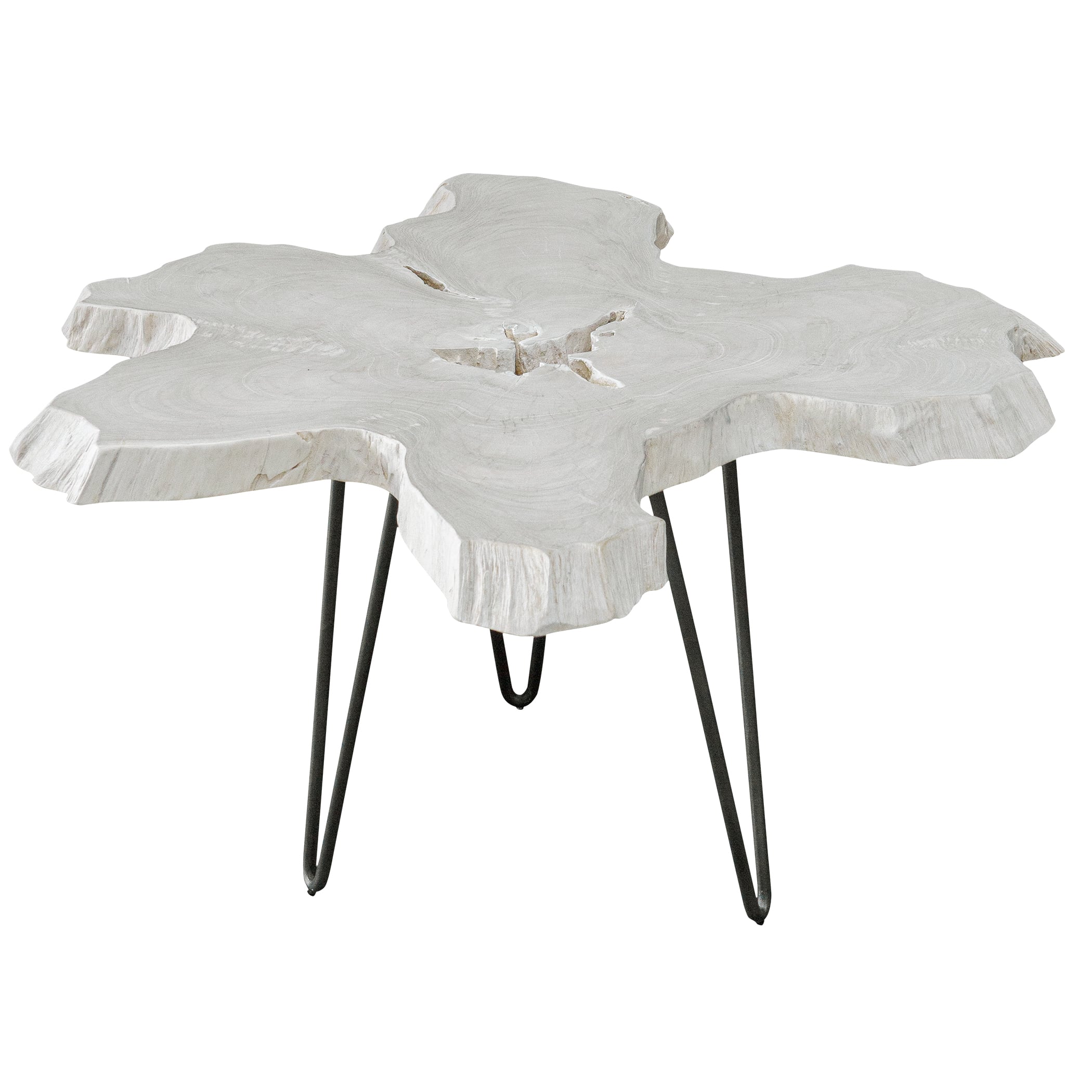 Uttermost Trillium Bleached Teakwood Coffee Table