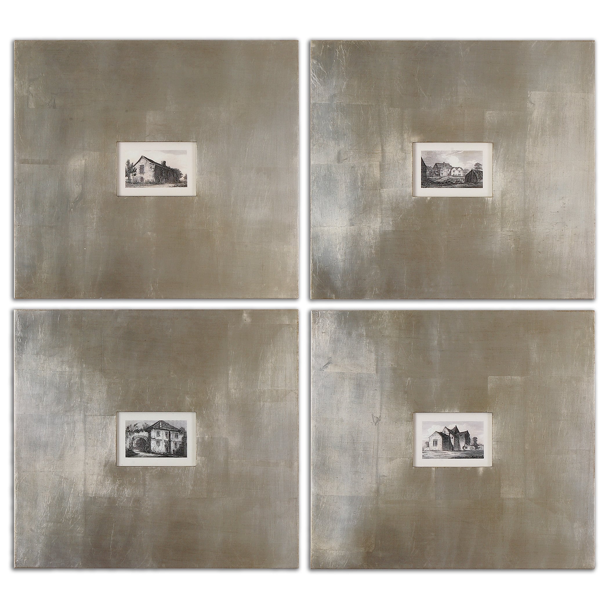 Historical Buildings Set of 4