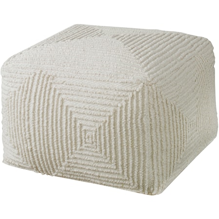 Sovanna Geometric Pouf