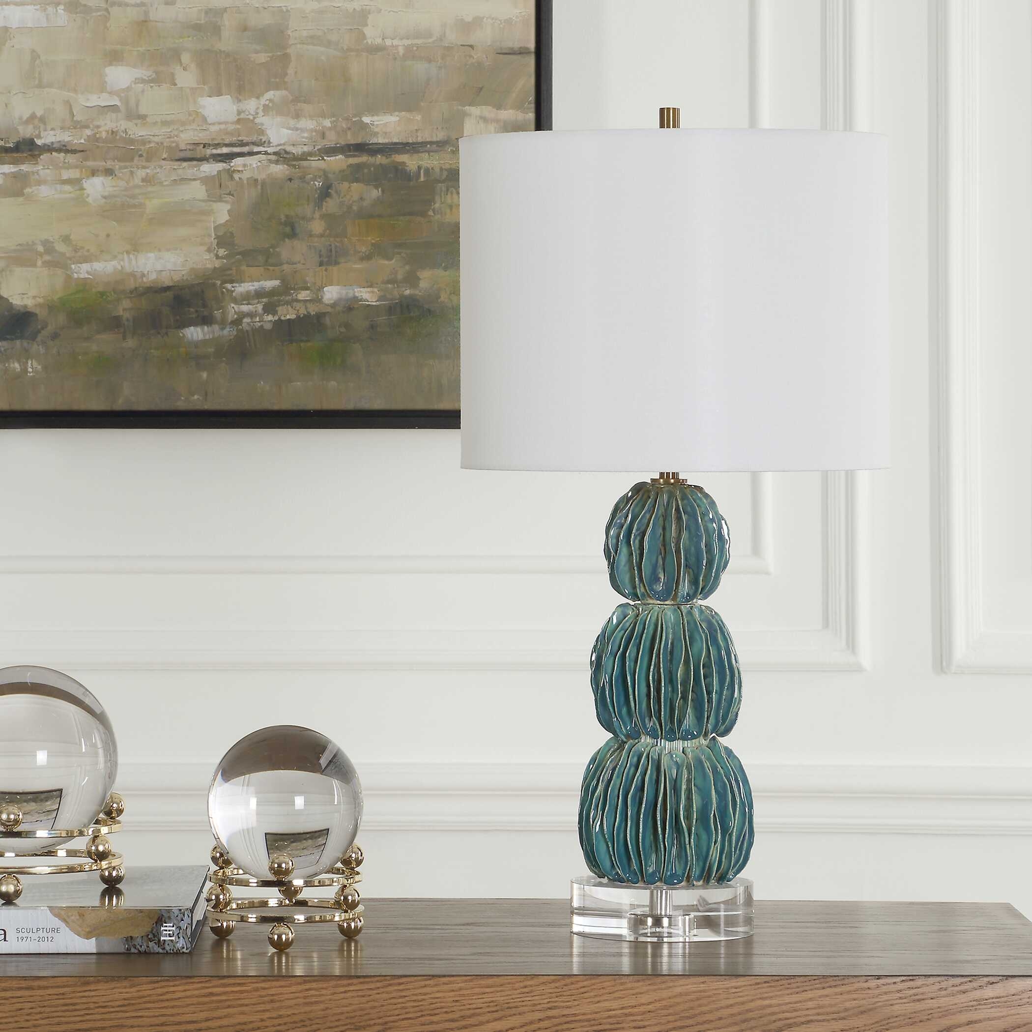 Uttermost Bonaire Bonaire Teal Blue Table Lamp