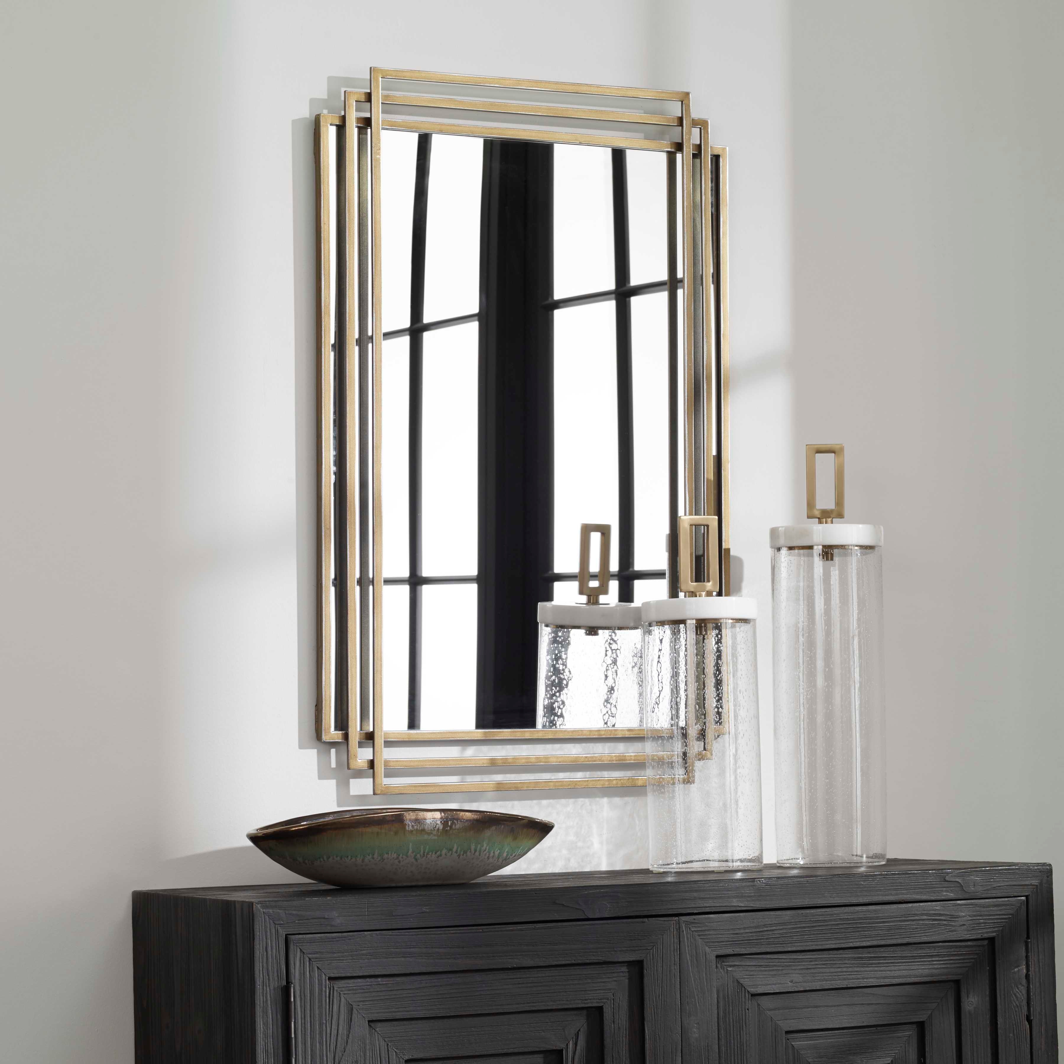 Uttermost Amherst Amherst Brushed Gold Mirror