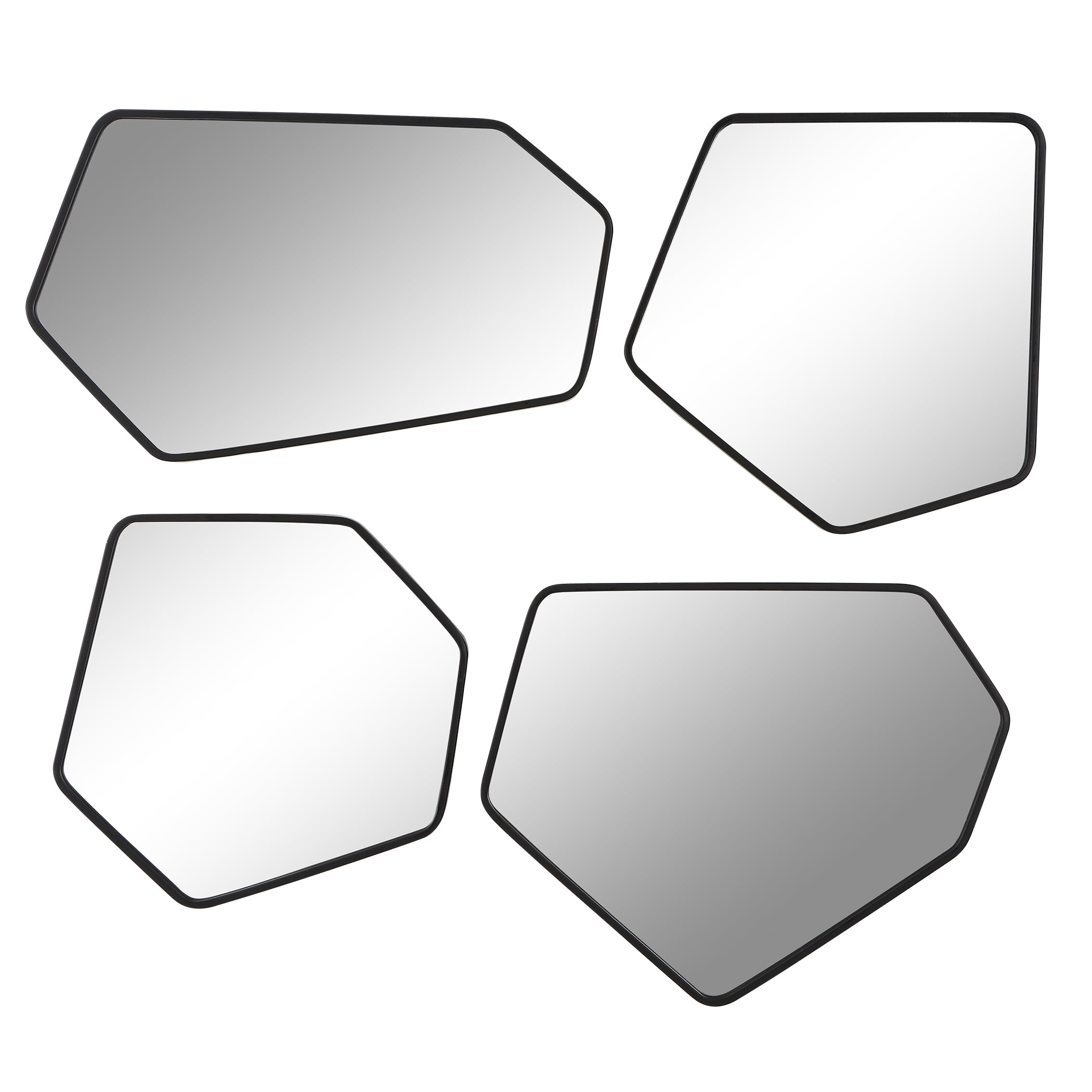 Uttermost Linneah Linneah Black Mirrors Set/4