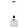 Uttermost Lighting Fixtures - Pendant Lights Mendota 1 Light Glass Pendant