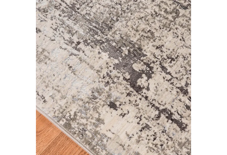 Rugs Cameri Silver 7 X 10 Rug by Uttermost at Esprit Decor Home Furnishings