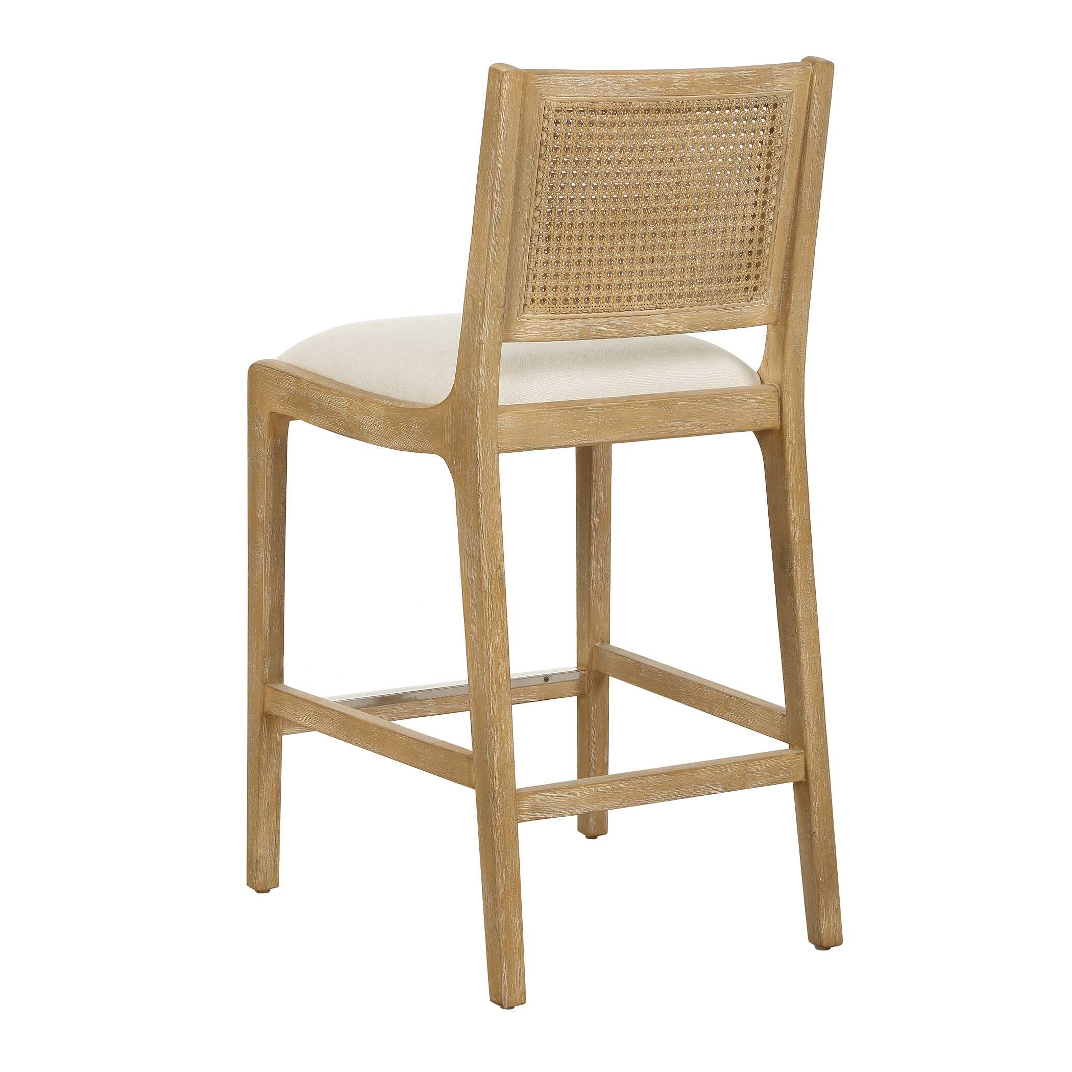 Uttermost Interweave Interweave Coastal Rattan Counter Stool