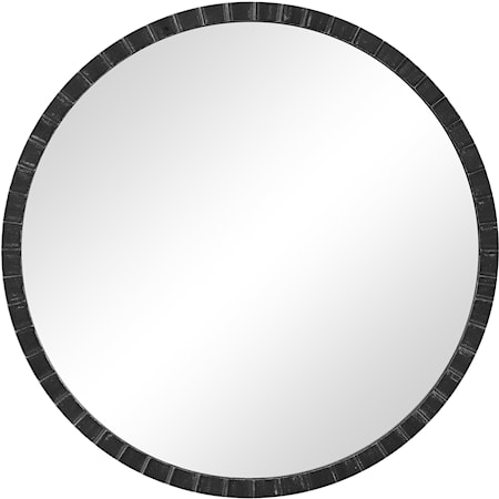 Dandridge Round Industrial Mirror
