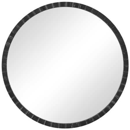 Dandridge Round Industrial Mirror