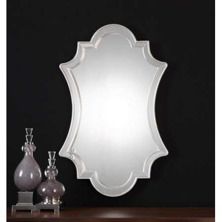 Elara Antiqued Silver Wall Mirror