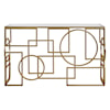 Uttermost Accent Furniture - Occasional Tables Metria Gold Console Table