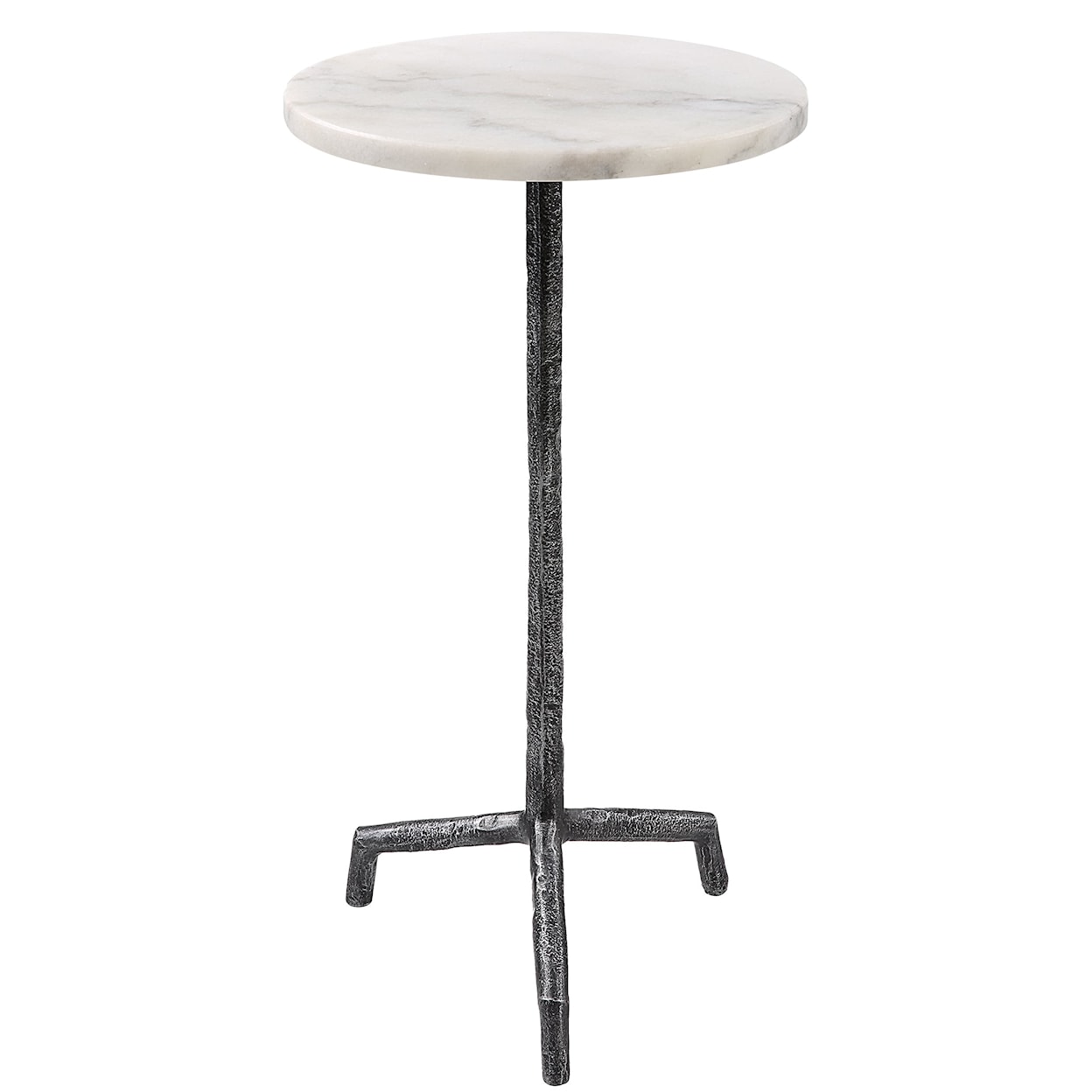 Uttermost Puritan Puritan White Marble Drink Table