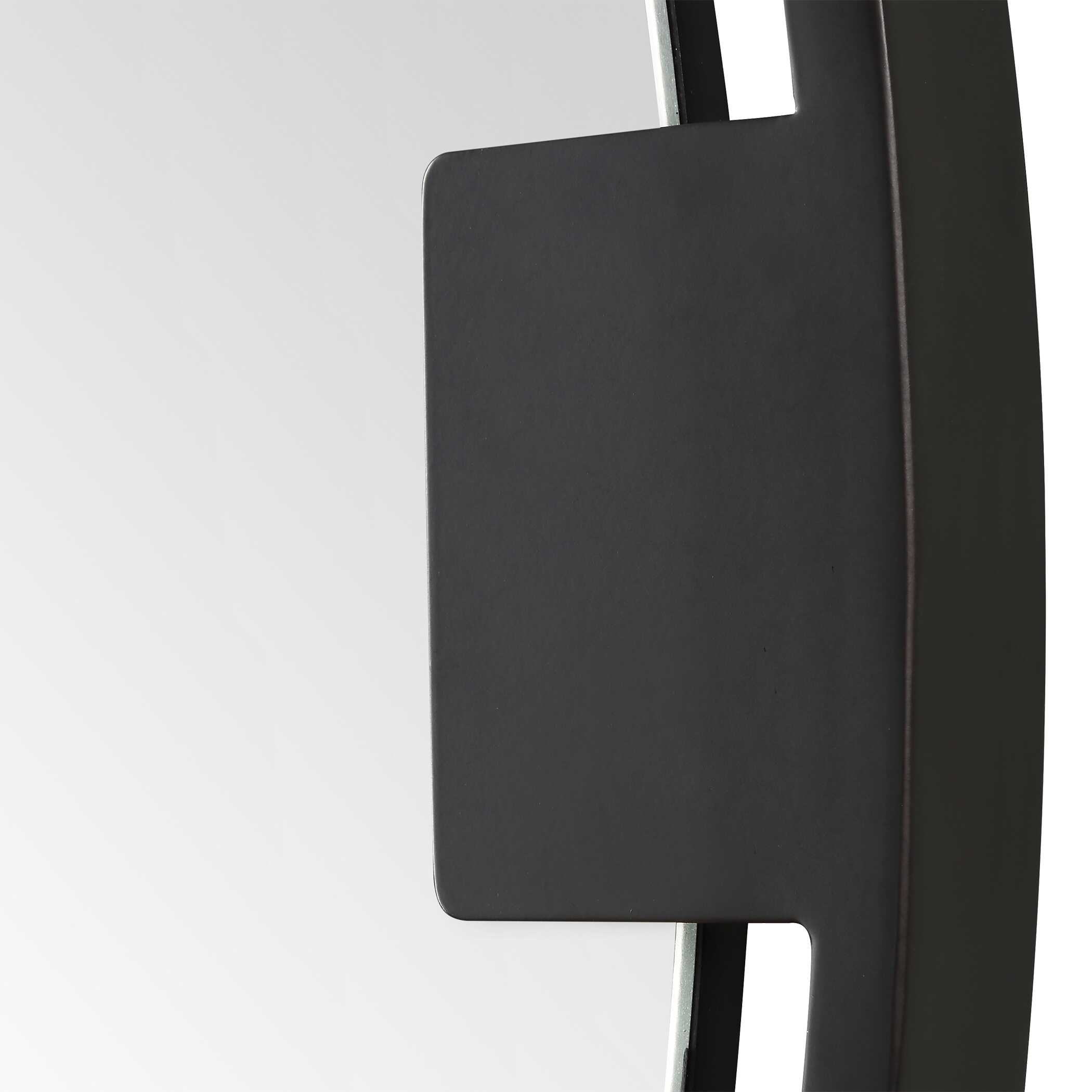 Uttermost Cornelia Cornelia Black Round Mirror