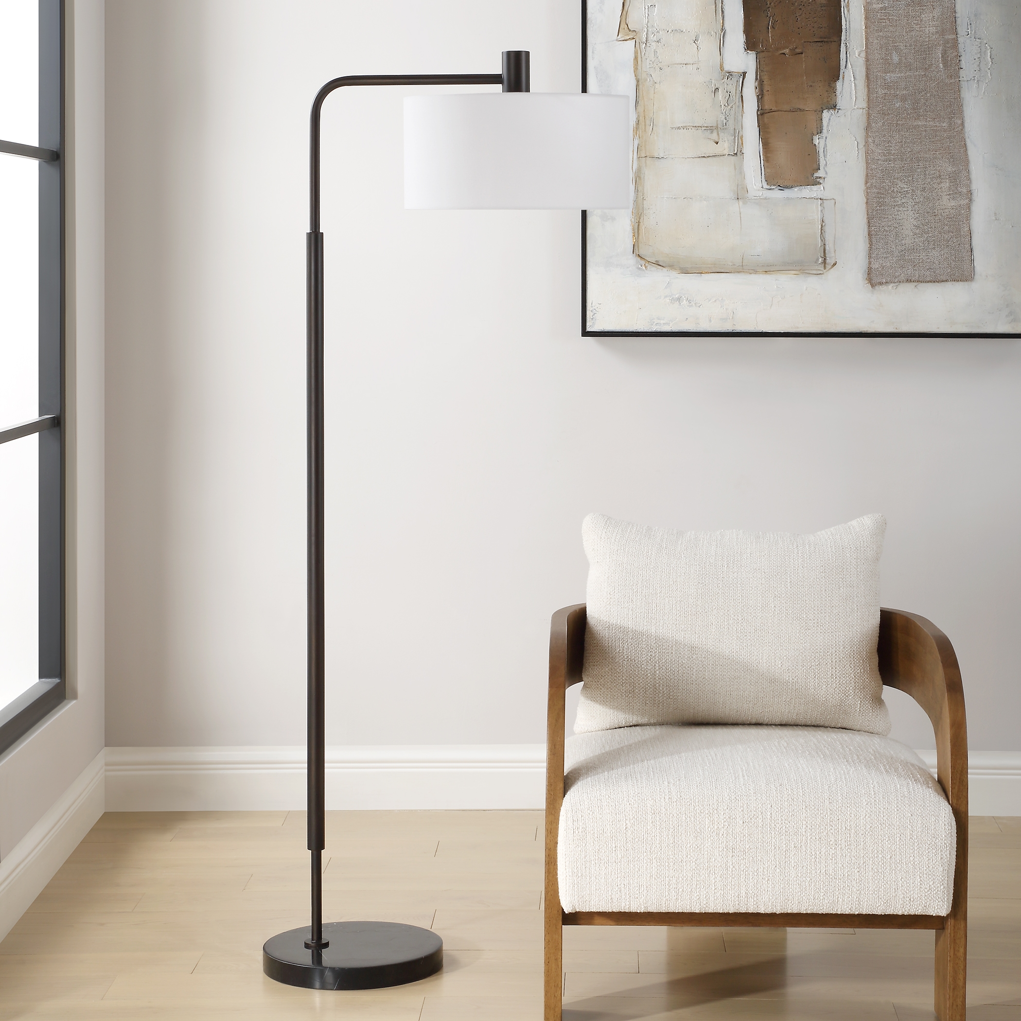 Richie Black Floor Lamp