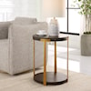 Uttermost Palisade Palisade Round Wood Side Table