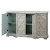 Uttermost Accent Furniture - Chests Sophie 4 Door Grey Cabinet