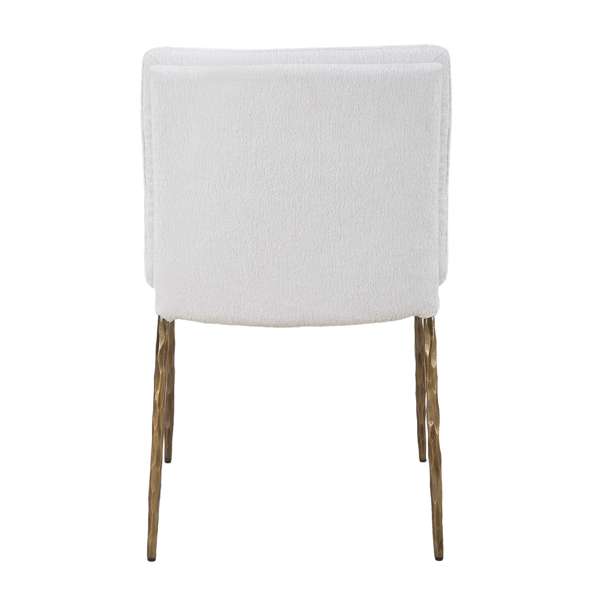 Ascend Textured White Dining Chair