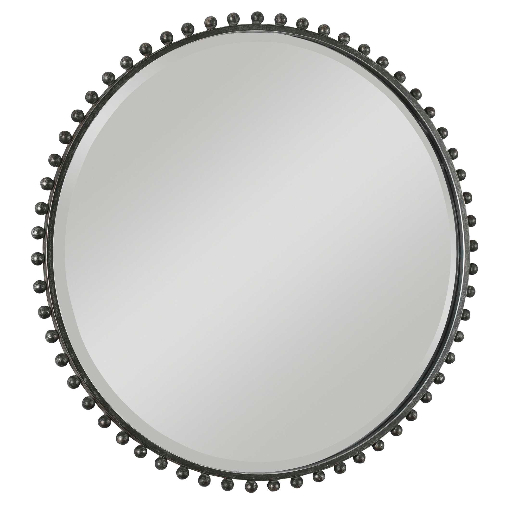 Uttermost Taza Taza Round Iron Mirror