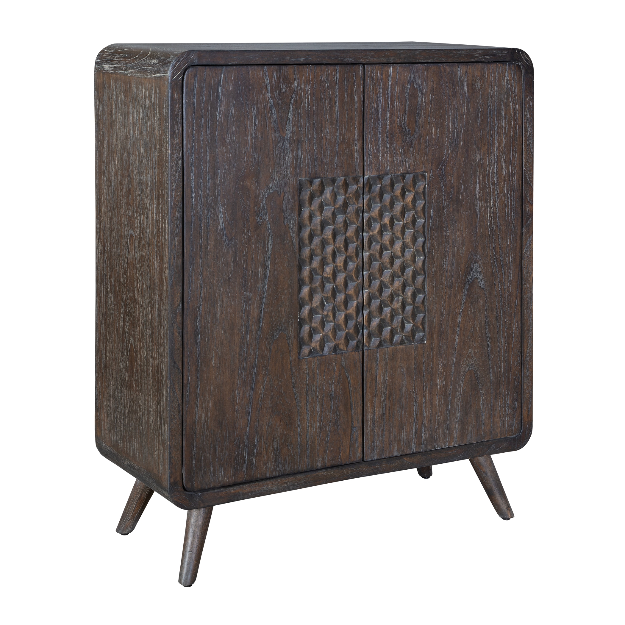 Hausen 2 Door Mid-Century Cabinet