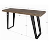 Uttermost Accent Furniture - Occasional Tables Freddy Weathered Console Table