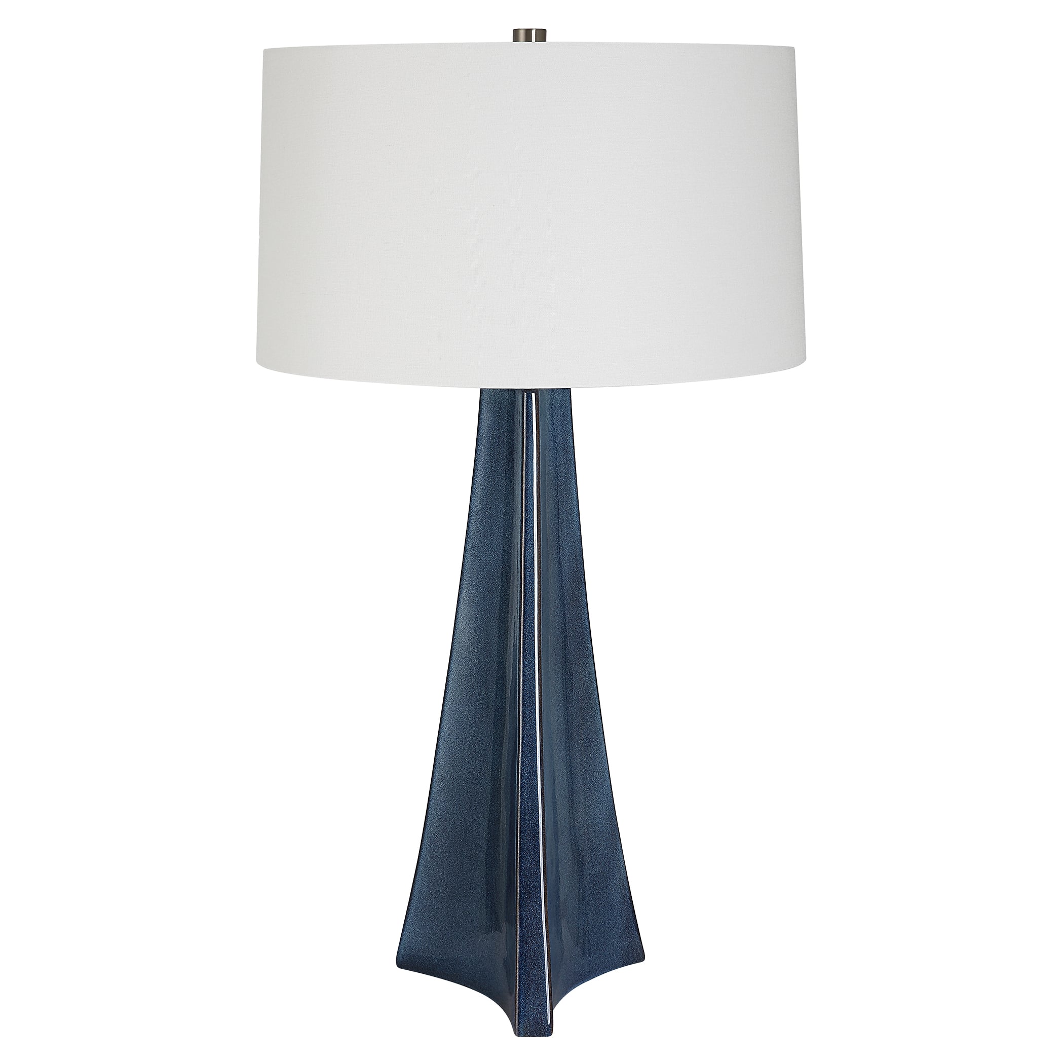 Teramo Scalloped Ceramic Table Lamp