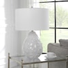 Uttermost Loop Loop White Glaze Table Lamp